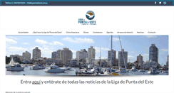 Desktop Screenshot of ligapuntadeleste.com.uy