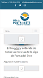Mobile Screenshot of ligapuntadeleste.com.uy